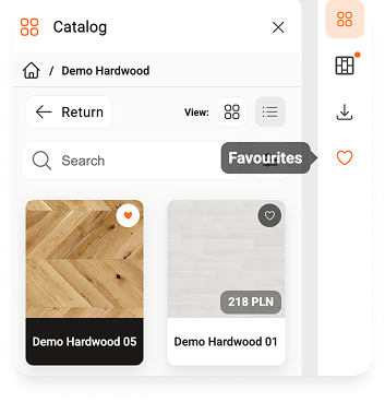 Floori AI Visualizer - add to Favorites
