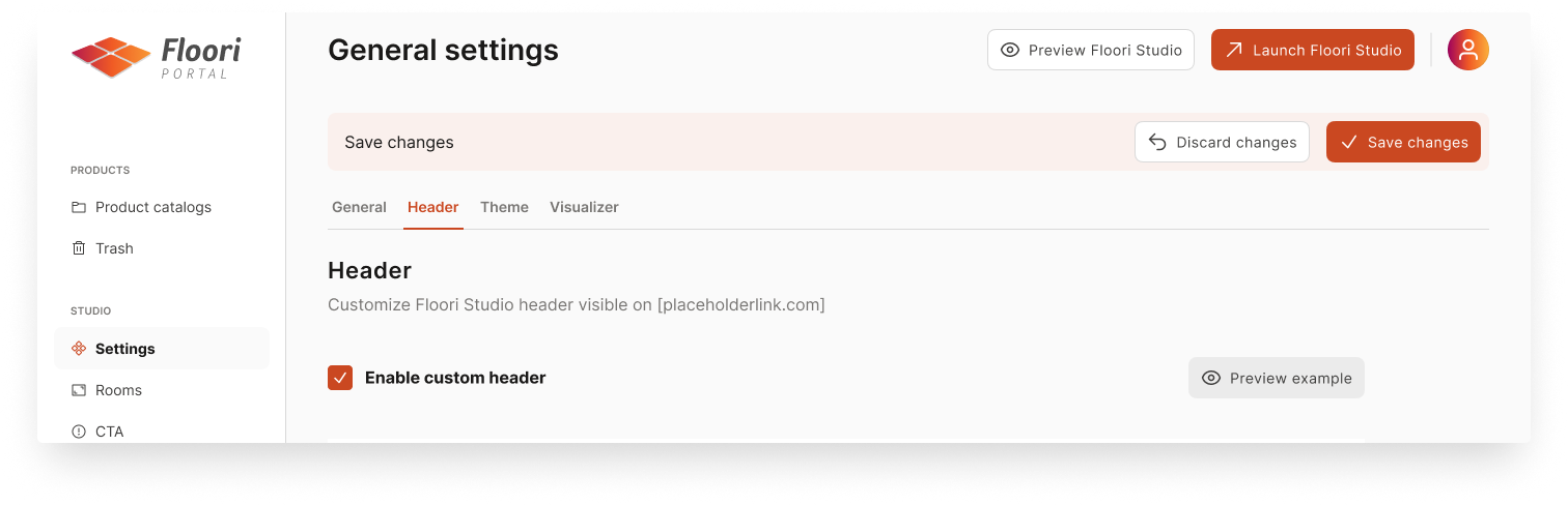 Floori Portal - Preview Mode 